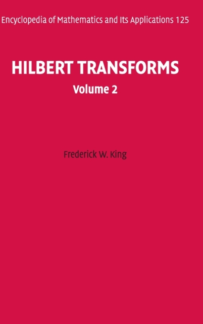 Hilbert Transforms: Volume 2, Hardback Book