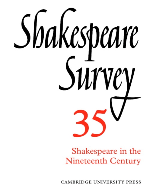 Shakespeare Survey, Paperback / softback Book