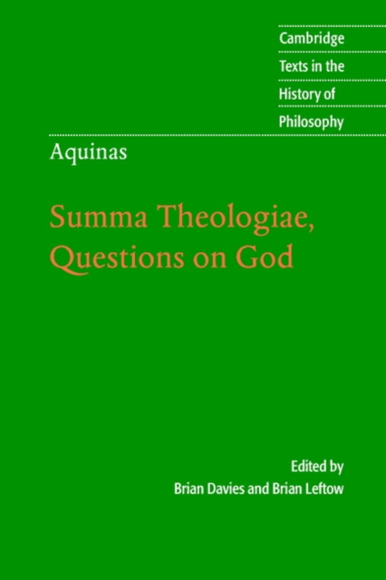 Aquinas: Summa Theologiae, Questions on God, Paperback / softback Book