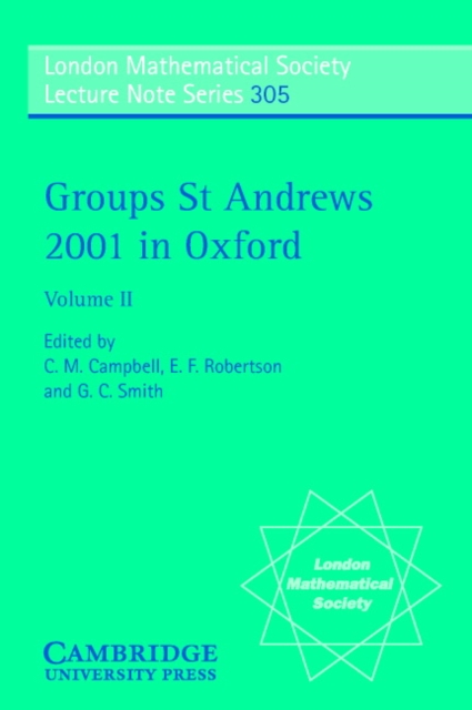 Groups St Andrews 2001 in Oxford: Volume 2, Paperback / softback Book