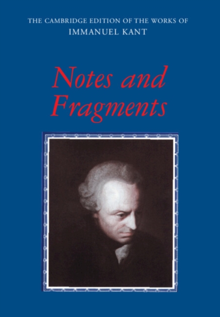 Notes and Fragments, Hardback Book