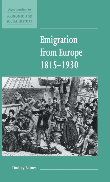 Emigration from Europe 1815-1930, Hardback Book