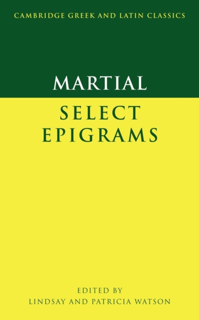 Martial: Select Epigrams, Paperback / softback Book