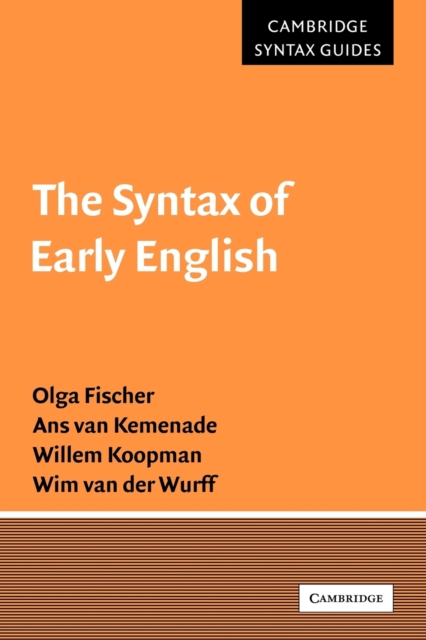 The Syntax of Early English, Paperback / softback Book