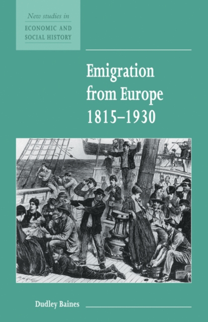 Emigration from Europe 1815-1930, Paperback / softback Book