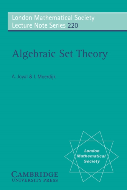 Algebraic Set Theory, Paperback / softback Book