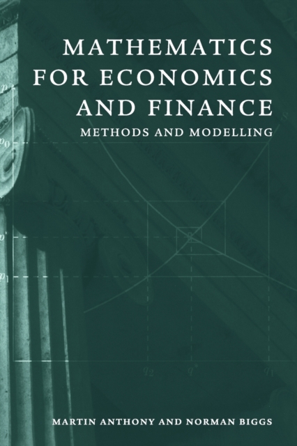 Mathematics for Economics and Finance : Methods and Modelling, Paperback / softback Book