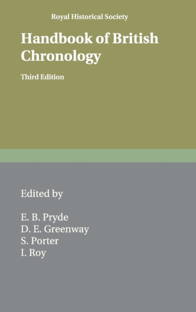 Handbook of British Chronology, Hardback Book