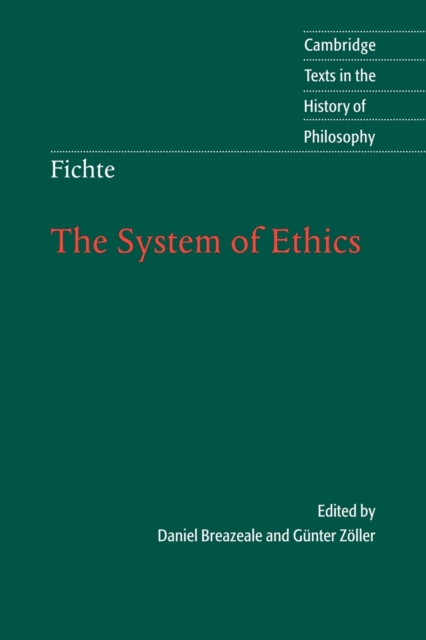 Fichte: The System of Ethics, Paperback / softback Book