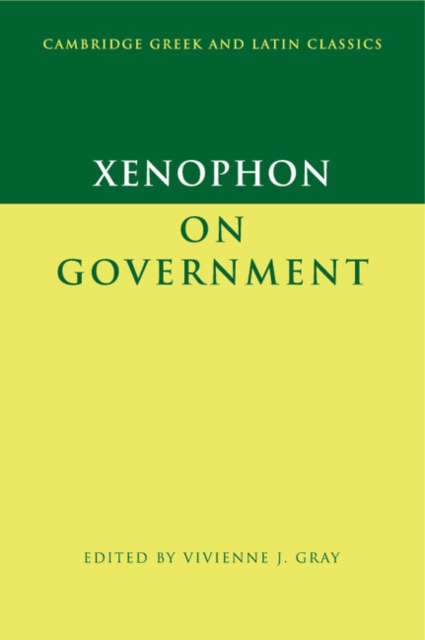 Xenophon on Government, Hardback Book