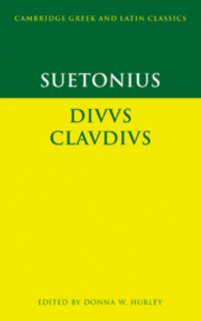 Suetonius: Diuus Claudius, Hardback Book
