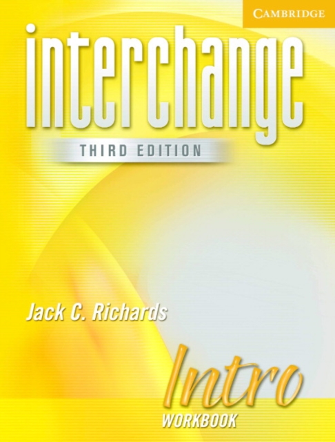 Interchange Intro Workbook, Paperback Book