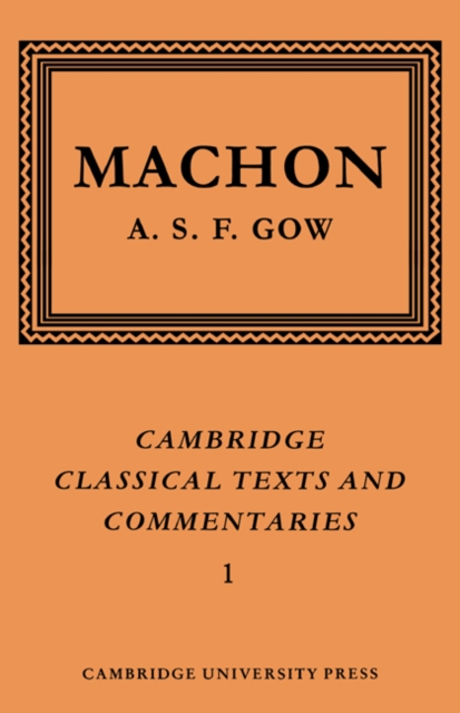 Machon: The Fragments, Paperback / softback Book