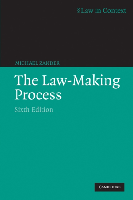 The Law-Making Process, Paperback / softback Book