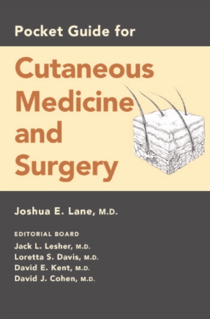 Pocket Guide for Cutaneous Medicine and Surgery, Paperback / softback Book