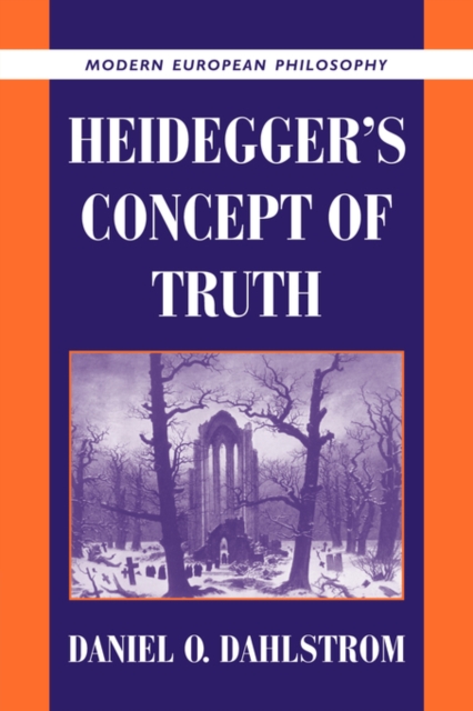 Heidegger's Concept of Truth, Hardback Book