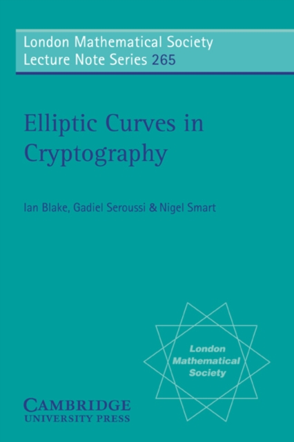 Elliptic Curves in Cryptography, Paperback / softback Book