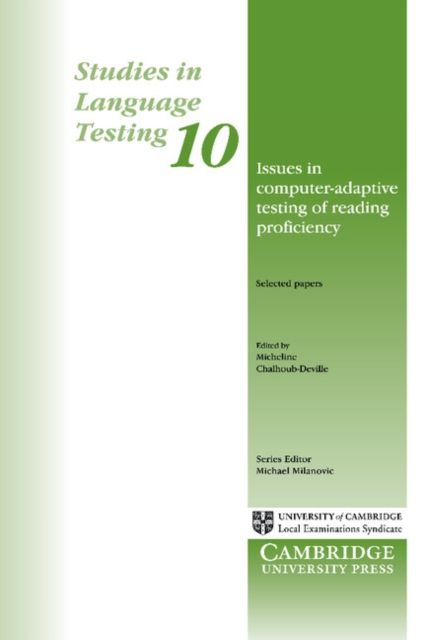 Issues in Computer-Adaptive Testing of Reading Proficiency, Paperback / softback Book
