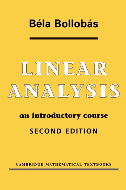 Linear Analysis : An Introductory Course, Paperback / softback Book