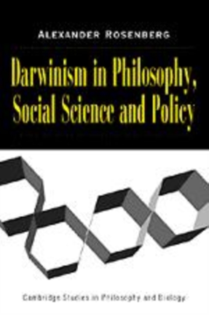 Darwinism in Philosophy, Social Science and Policy, Hardback Book