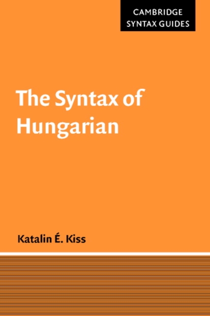 The Syntax of Hungarian, Paperback / softback Book