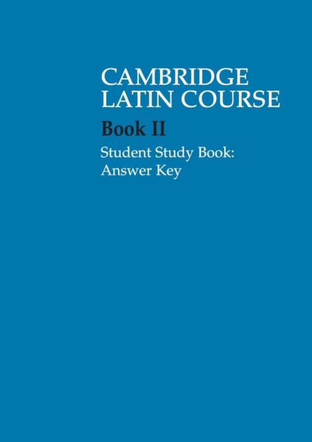 Cambridge Latin Course 2 Student Study Book Answer Key, Paperback / softback Book
