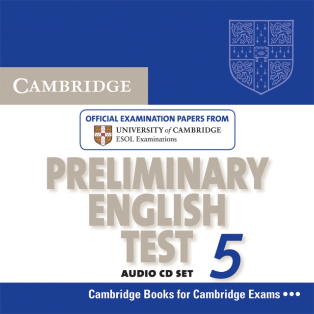 Cambridge Preliminary English Test 5 Audio CD Set (2 CDs), CD-Audio Book