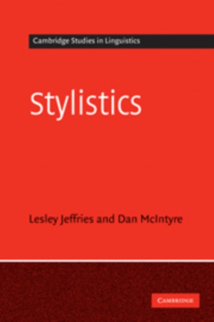 Stylistics, Paperback / softback Book