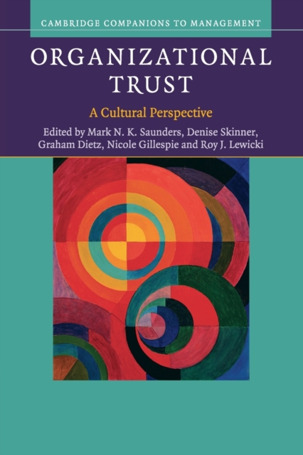 Organizational Trust : A Cultural Perspective, Paperback / softback Book