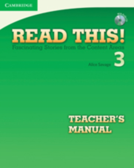 Read This! Level 3 Teacher's Manual with Audio CD : Fascinating Stories from the Content Areas, Multiple-component retail product Book