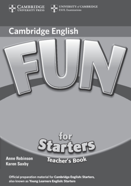 Fun for Starters Teacher's Book, Paperback Book