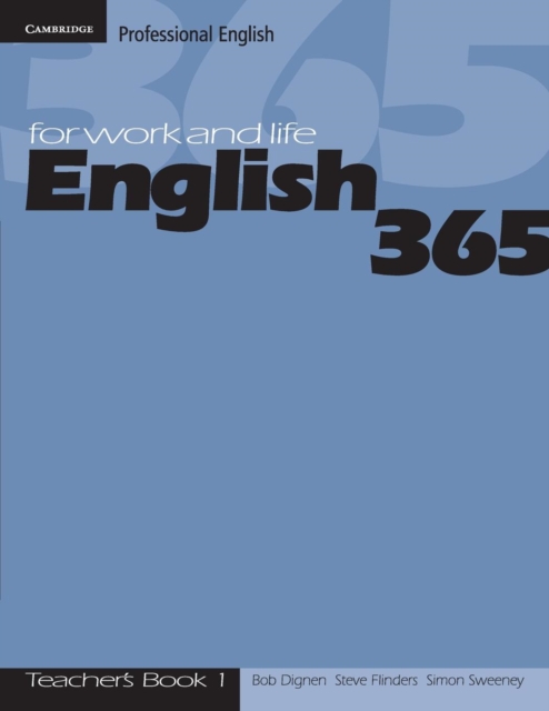 English365 1 Teacher's Guide : For Work and Life, Paperback / softback Book