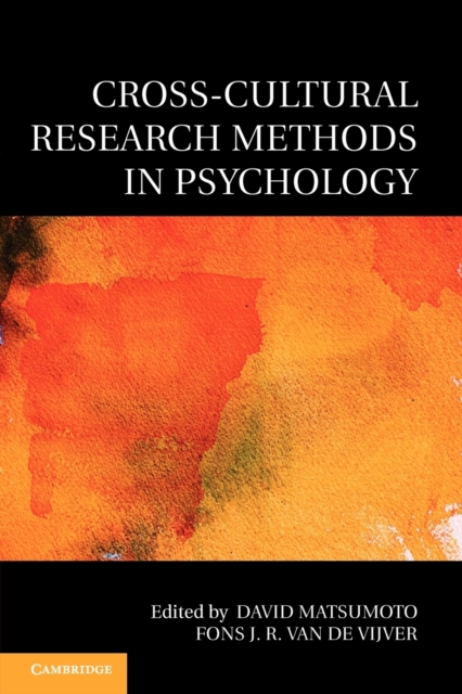 Cross-Cultural Research Methods in Psychology, Paperback / softback Book