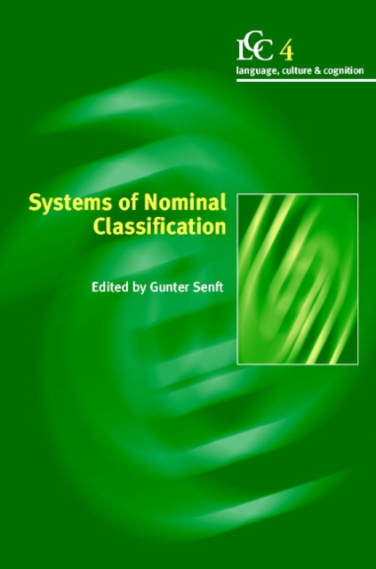 Systems of Nominal Classification, Hardback Book
