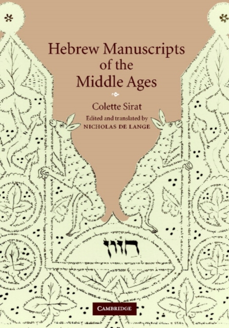 Hebrew Manuscripts of the Middle Ages, Hardback Book