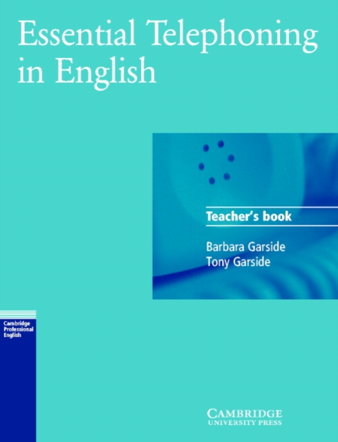 Essential Telephoning in English Teacher's book, Paperback / softback Book