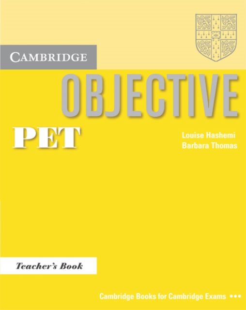 Objective PET Teacher's Book, Paperback Book
