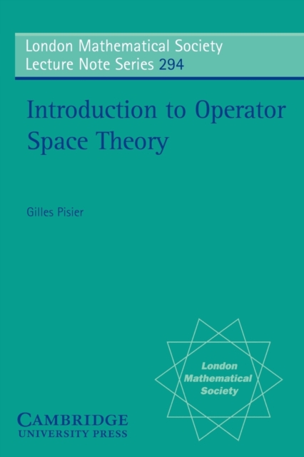 Introduction to Operator Space Theory, Paperback / softback Book