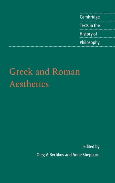 Greek and Roman Aesthetics, Hardback Book