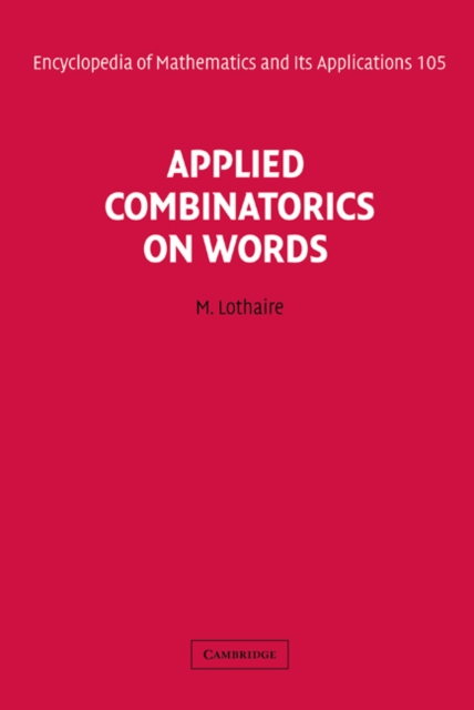 Applied Combinatorics on Words, Hardback Book