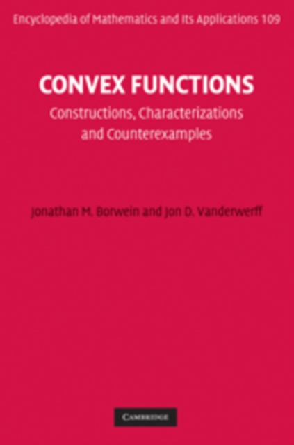 Convex Functions : Constructions, Characterizations and Counterexamples, Hardback Book