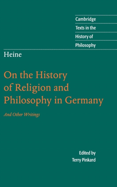 Heine: 'On the History of Religion and Philosophy in Germany', Hardback Book