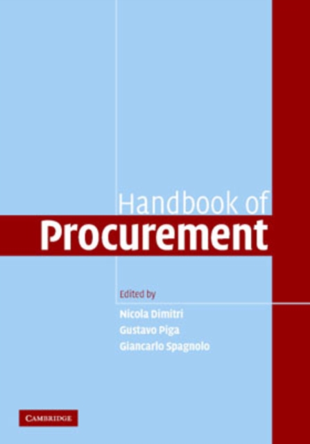 Handbook of Procurement, Hardback Book