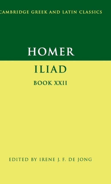 Homer: Iliad Book 22, Hardback Book