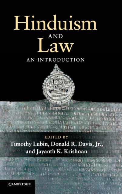 Hinduism and Law : An Introduction, Hardback Book
