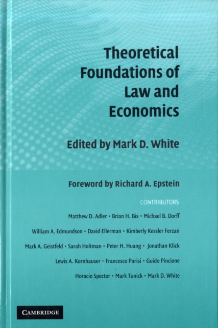 Theoretical Foundations of Law and Economics, Hardback Book