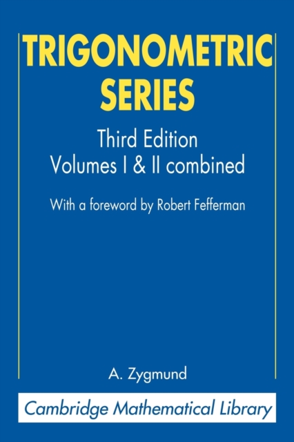 Trigonometric Series, Paperback / softback Book