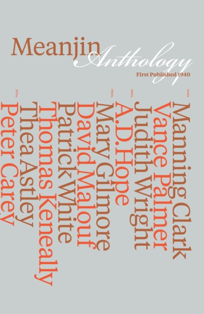 Meanjin Anthology, Paperback / softback Book