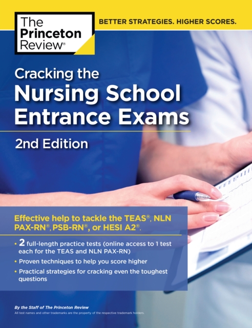 Cracking the Nursing School Entrance Exams, Paperback / softback Book