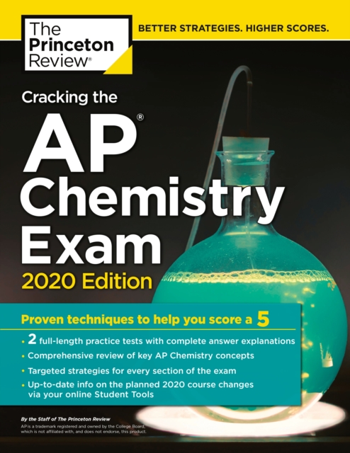 Cracking the AP Chemistry Exam, 2020 Edition, Paperback / softback Book